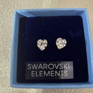 Silver Heart Earrings